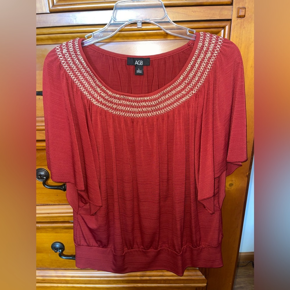 AGB rust & gold top